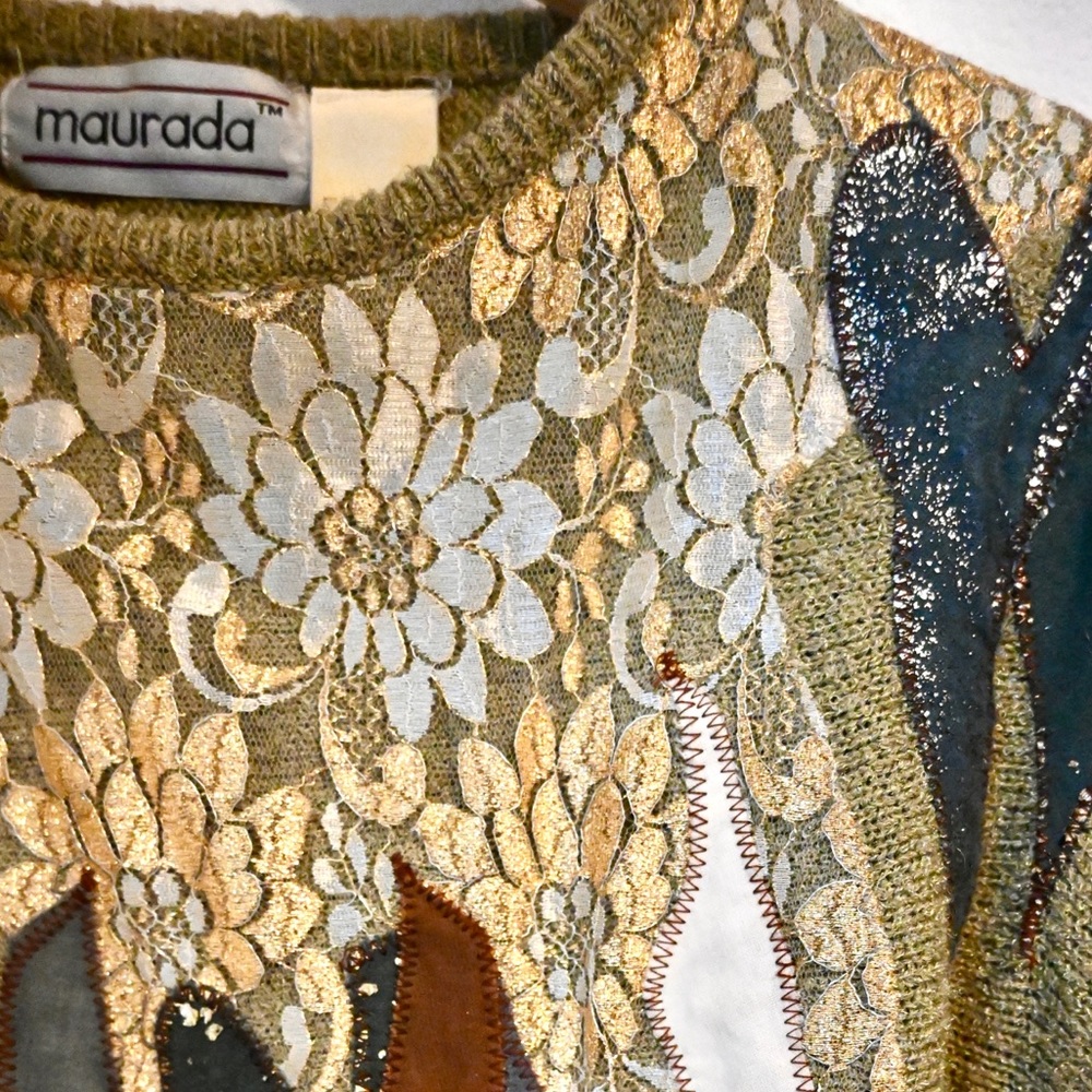 Vintage Floral Sweater